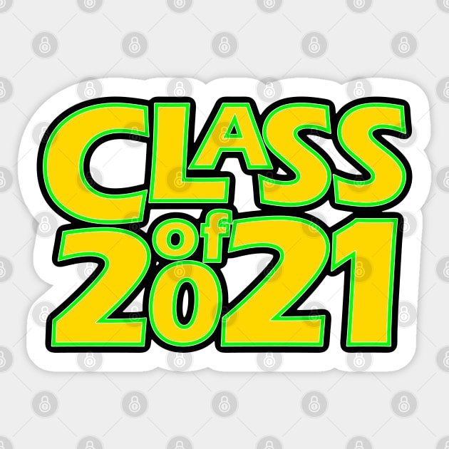 Grad Class of 2021 Sticker by gkillerb